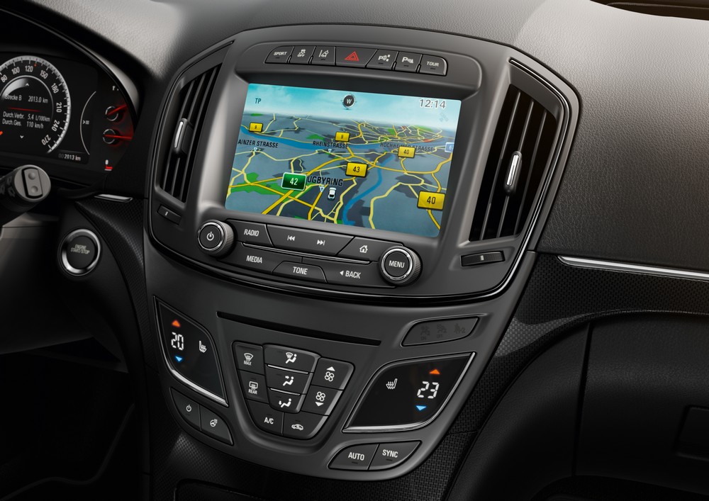 Opel Insignia 2014 — interior, multimedia, center console, photo