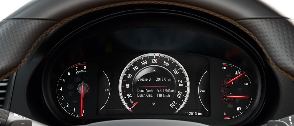 Opel Insignia 2014 — інтер'єр, мультимедія, панель приладів, фото